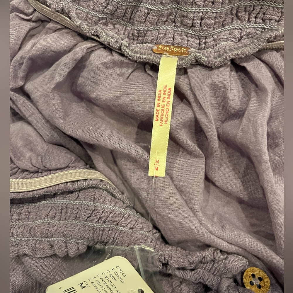 Free People Dream On Crochet Lace Maxi Dress Petrified Wood Gray Purple - Picture 11 of 14